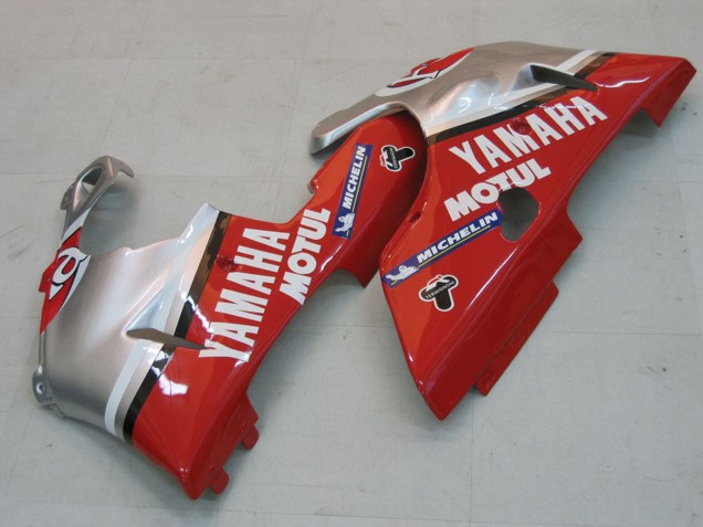 2000-2001 Silver Red Fortuna Motul Yamaha YZF 1000 R1 Motorcycle Fairings UK