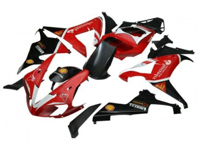 2002-2003 Red Silver Black Santander Yamaha YZF 1000 R1 Motorcycle Fairings UK