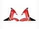 2002-2003 Red Silver Black Santander Yamaha YZF 1000 R1 Motorcycle Fairings UK