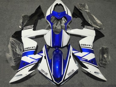 Buy 2002-2003 White Blue Matte Black Yamalube Yamaha YZF 1000 R1 Motorcycle Fairings UK