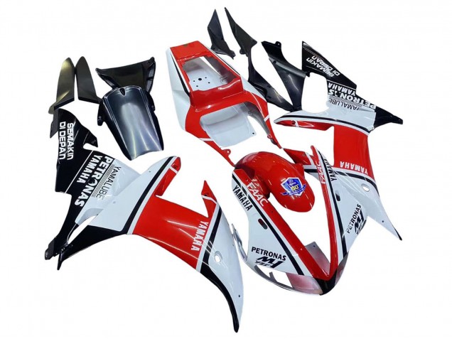 2002-2003 White Red Black Petronas Yamaha YZF 1000 R1 Motorcycle Fairings UK