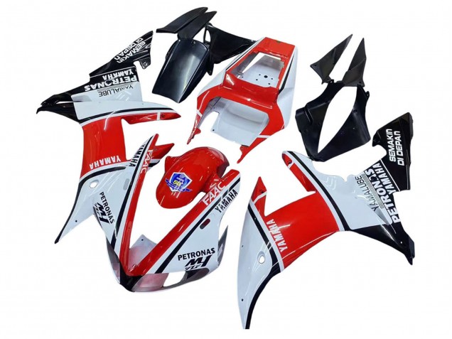 2002-2003 White Red Black Petronas Yamaha YZF 1000 R1 Motorcycle Fairings UK