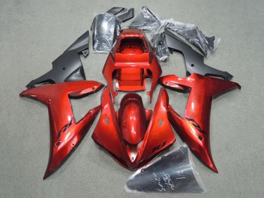 Buy 2002-2003 Red Matte Black Yamaha YZF 1000 R1 Motorcycle Fairing UK