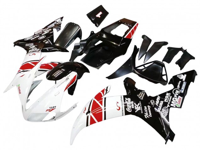2002-2003 White Red Black Castrol Yamaha YZF 1000 R1 Motorcycle Fairings UK