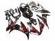 2004-2006 Glossy Black Red Flame Yamaha YZF 1000 R1 Motorcycle Fairings UK