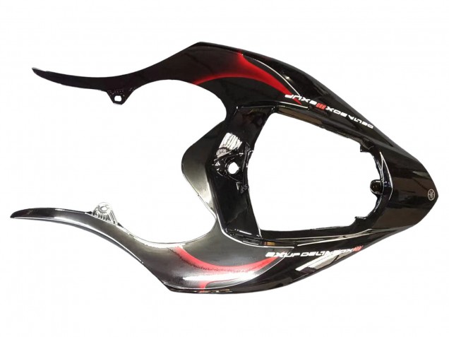 2004-2006 Glossy Black Red Flame Yamaha YZF 1000 R1 Motorcycle Fairings UK