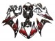 2004-2006 Glossy Black Red Flame Yamaha YZF 1000 R1 Motorcycle Fairings UK