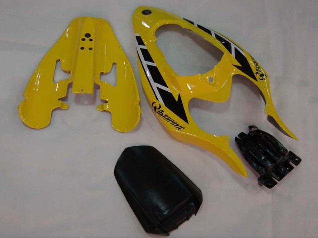 2004-2006 Yellow White Glossy Black Yamaha YZF 1000 R1 Motorcycle Fairings UK