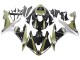 2004-2006 Light Gold White Glossy Black Yamaha YZF 1000 R1 Motorcycle Fairings UK