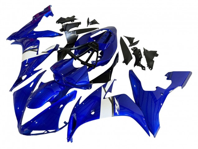 2004-2006 Blue White Yamaha YZF 1000 R1 Motorcycle Fairings UK