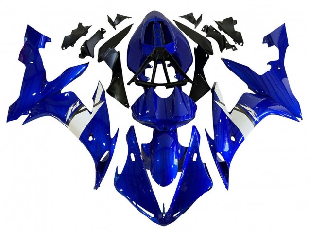 2004-2006 Blue White Yamaha YZF 1000 R1 Motorcycle Fairings UK