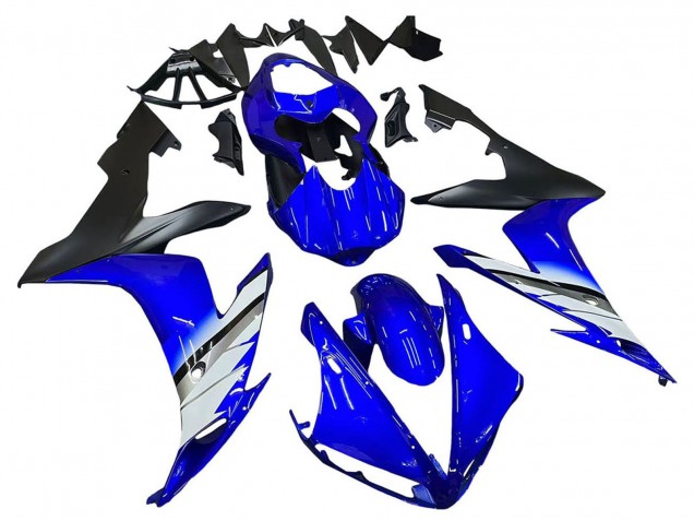 2004-2006 Blue White Matte Black Yamaha YZF 1000 R1 Motorcycle Fairings UK