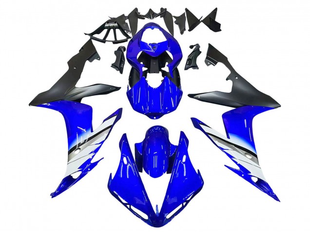 2004-2006 Blue White Matte Black Yamaha YZF 1000 R1 Motorcycle Fairings UK