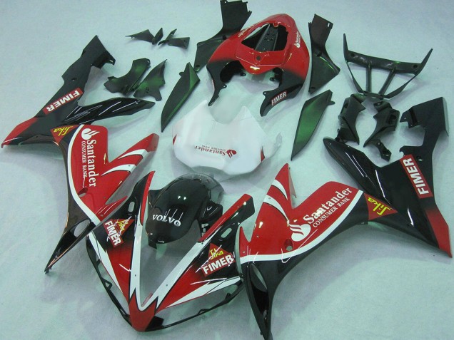 2004-2006 Red White Black Green Volvo Jika Fimer Santander Yamaha YZF 1000 R1 Motorcycle Fairings UK