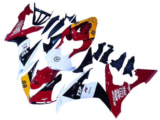 2004-2006 Yellow Red White Black YSP 88 Yamaha YZF 1000 R1 Motorcycle Fairings UK