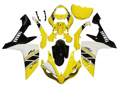 Buy 2007-2008 Yellow White Black Yamaha YZF 1000 R1 Motorcycle Fairing UK