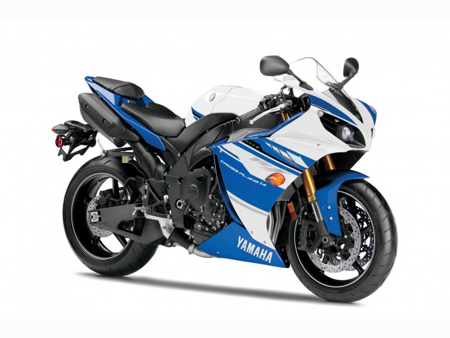 2007-2008 White Light Blue Yamaha YZF 1000 R1 Motorcycle Fairings UK