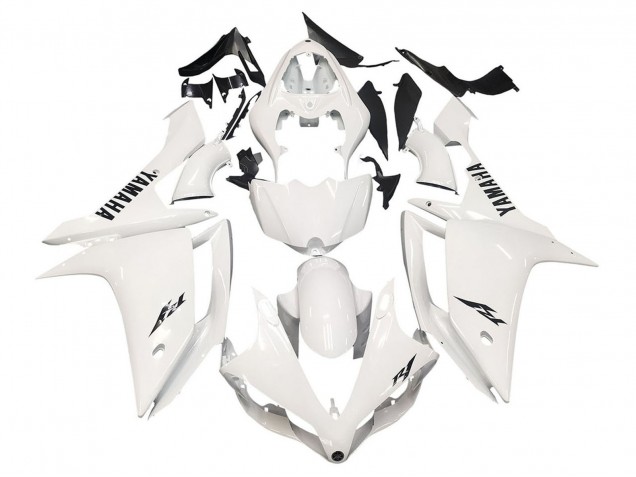 2007-2008 White Black Yamaha YZF 1000 R1 Motorcycle Fairings UK