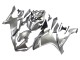 2007-2008 Grey Yamaha YZF 1000 R1 Motorcycle Fairings UK