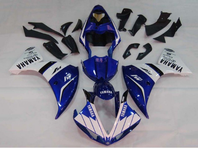 2009-2011 White Blue Black M1 Yamaha YZF 1000 R1 Motorcycle Fairings UK