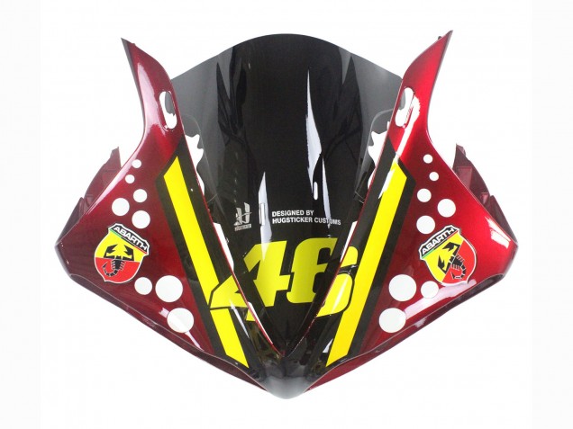 2009-2011 Red Yellow Black Shark 46 Yamaha YZF 1000 R1 Motorcycle Fairings UK
