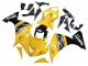 2009-2011 Yellow White Black Stripe Yamaha YZF 1000 R1 Motorcycle Fairing Kits UK