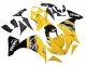 2009-2011 Yellow White Black Stripe Yamaha YZF 1000 R1 Motorcycle Fairing Kits UK