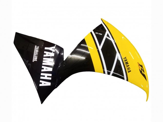 2009-2011 Yellow White Black Stripe Yamaha YZF 1000 R1 Motorcycle Fairing Kits UK