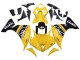 2009-2011 Yellow White Black Stripe Yamaha YZF 1000 R1 Motorcycle Fairing Kits UK