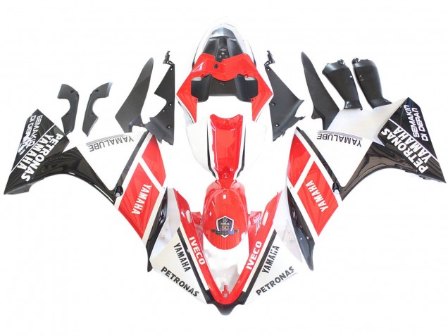 2012-2014 White Red Glossy Black Petronas Yamaha YZF 1000 R1 Motorcycle Fairings UK