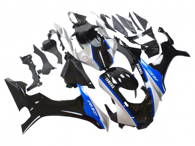 2015-2019 Silver Blue Glossy Black Yamaha YZF 1000 R1 Motorcycle Fairings UK