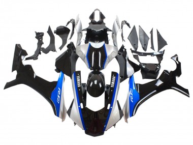 Buy 2015-2019 Silver Blue Glossy Black Yamaha YZF 1000 R1 Motorcycle Fairings UK