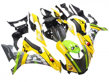 Buy 2015-2019 Yellow Green Shark Yamaha YZF 1000 R1 Motorcycle Fairings UK