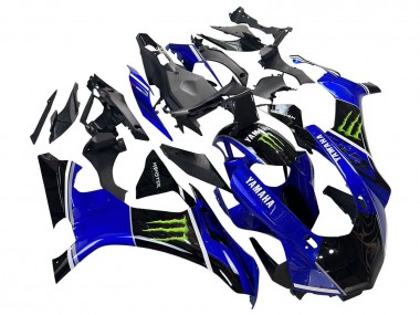 Buy 2015-2019 Blue Glossy Black Green Monster Yamaha YZF 1000 R1 Motorcycle Fairings UK