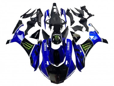 Buy 2015-2019 Blue Glossy Black Green Monster Yamaha YZF 1000 R1 Motorcycle Fairings UK