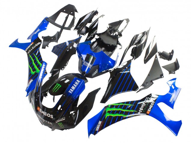 2020-2025 Blue Black Green Black ENEOS Monster Yamaha YZF 1000 R1 Motorcycle Fairings UK
