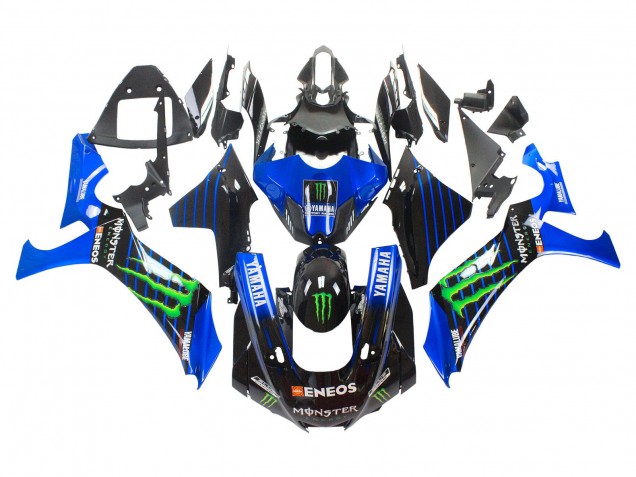 2020-2025 Blue Black Green Black ENEOS Monster Yamaha YZF 1000 R1 Motorcycle Fairings UK
