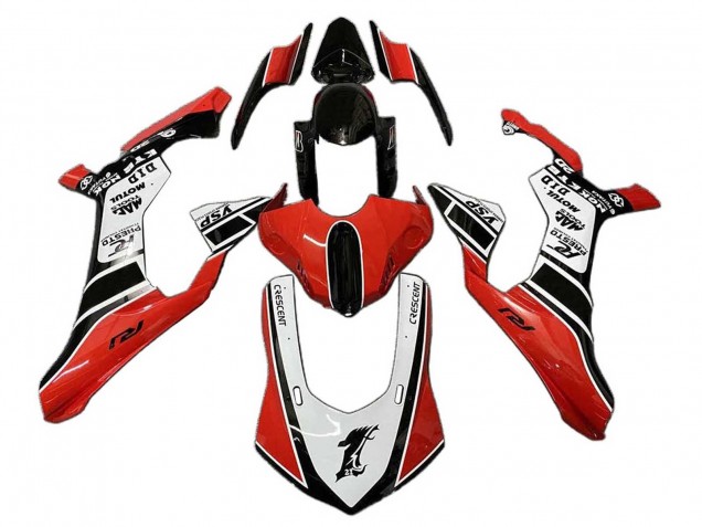 2020-2025 White Red Black Yamaha YZF 1000 R1 Motorcycle Fairing UK