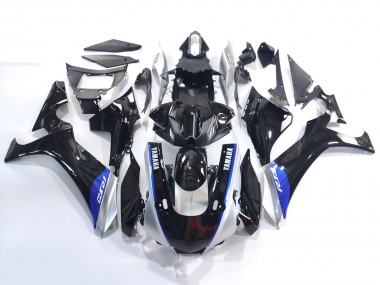 Buy 2020-2025 Glossy Black Silver Blue Yamaha YZF 1000 R1 Motorcycle Fairings UK