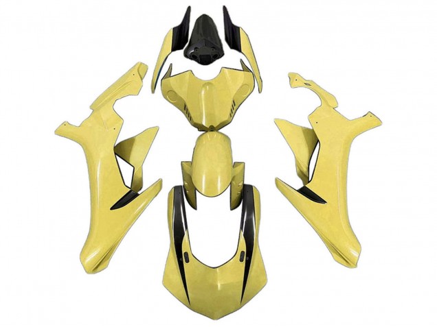2020-2025 Yellow Glossy Black Yamaha YZF 1000 R1 Motorcycle Fairings UK
