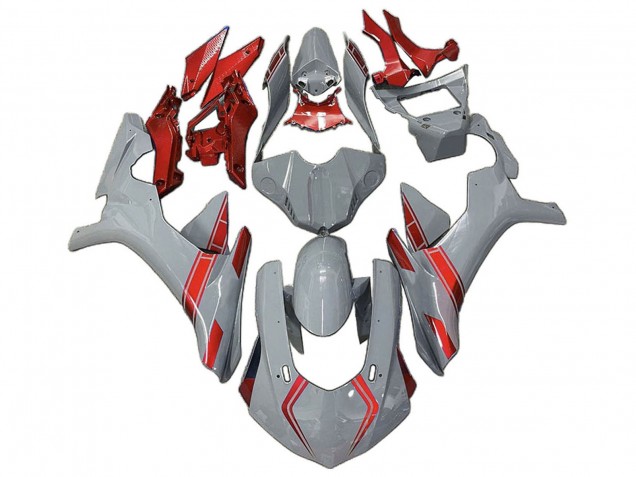 2020-2025 Nardo Grey Red Yamaha YZF 1000 R1 Motorcycle Fairings UK
