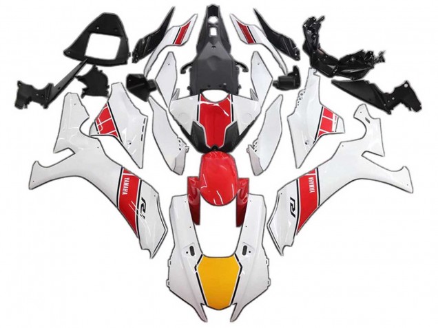 2020-2025 White Red Yellow Yamaha YZF 1000 R1 Motorcycle Fairings UK