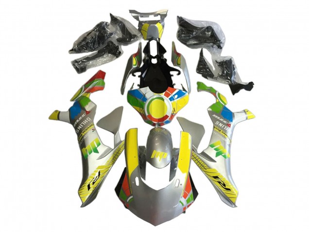 2020-2025 Silver Yellow Red Blue Ohlins Yamaha YZF 1000 R1 Motorcycle Fairings UK