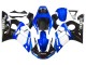 1998-2002 White Blue Glossy Black Yamaha YZF 600 R6 Motorcycle Fairings UK