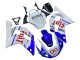 1998-2002 White Blue Red Fiat 99 Yamaha YZF 600 R6 Motorcycle Fairings UK