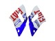1998-2002 White Blue Red Fiat 99 Yamaha YZF 600 R6 Motorcycle Fairings UK