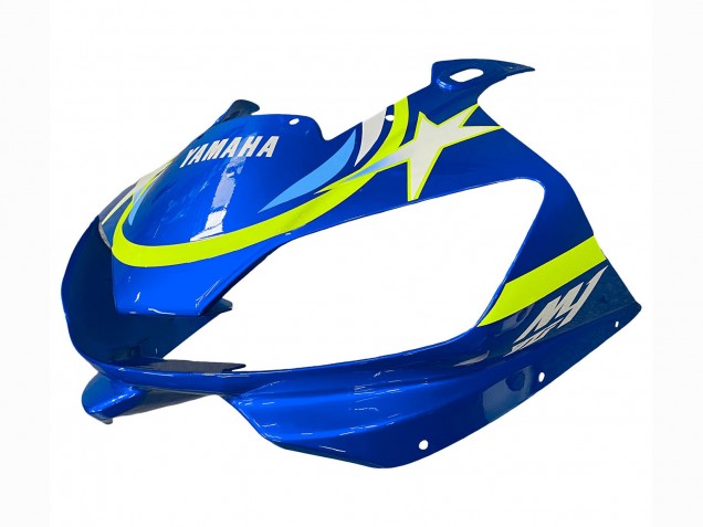 1998-2002 White Blue Neon Yellow Fiat Motul Michelin Yamaha YZF 600 R6 Motorcycle Fairings UK