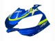 1998-2002 White Blue Neon Yellow Fiat Motul Michelin Yamaha YZF 600 R6 Motorcycle Fairings UK
