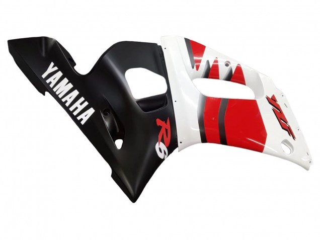 1998-2002 White Red Glossy Black Yamaha YZF 600 R6 Motorcycle Fairings UK