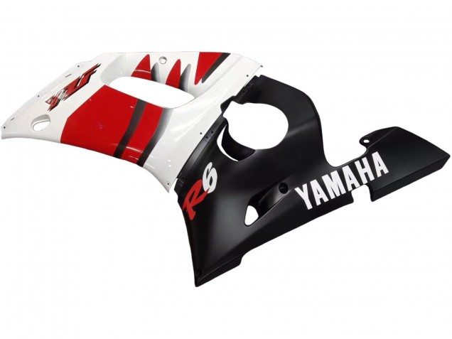 1998-2002 White Red Glossy Black Yamaha YZF 600 R6 Motorcycle Fairings UK